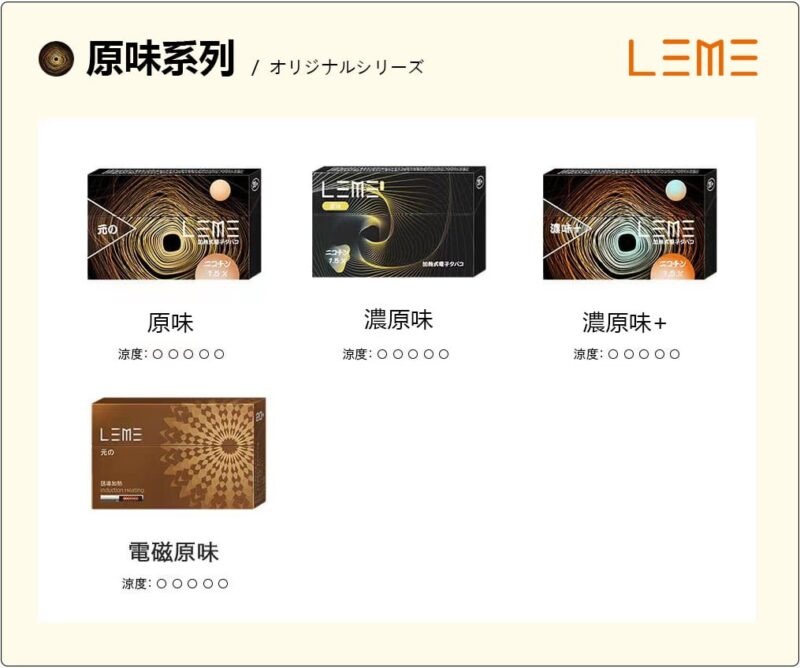 日版LEME 樂美 (IQOS通用煙彈)