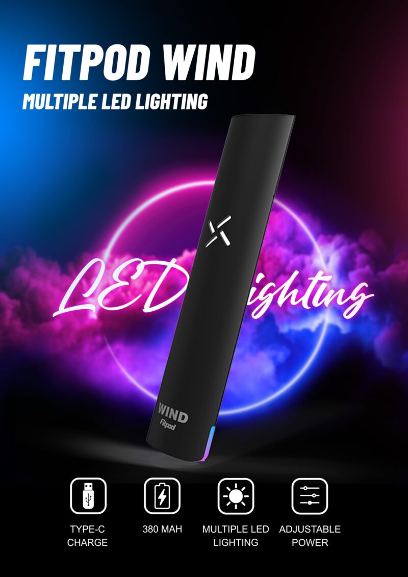 【小煙主機】【Fitpod Wind氣流桿】4段智能調壓－玩家的終極武器